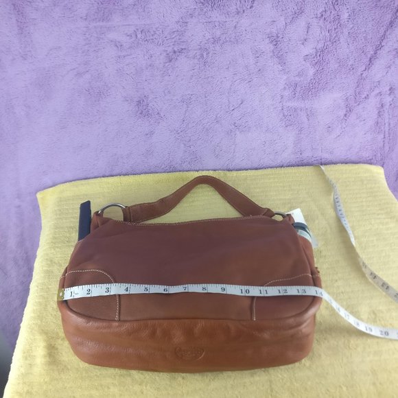 ROOTS Carly Tote Genuine Vegetable tanned 100% Natural Leather Shoulder bag new! - Picture 8 of 16